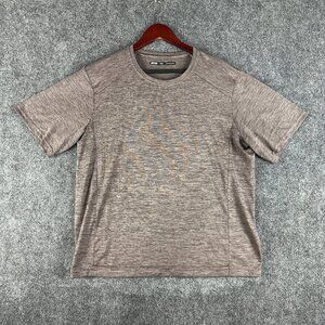 REI Coop Tee Shirt Mens Large Brown Short Sleeve Crew Neck Pullover